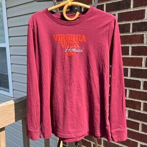 The Nike Tee Virginia Tech Hokies Maroon Long Sleeve Top Women's XL